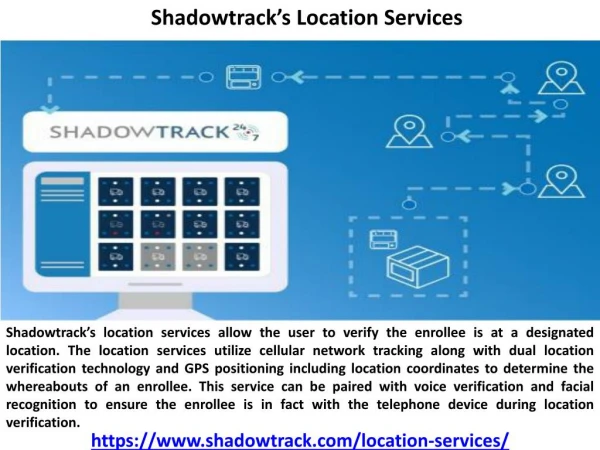 Shadowtrackâ€™s Location Services