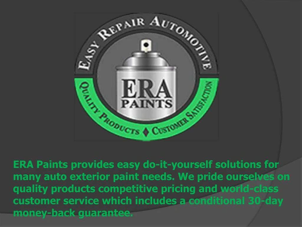 era paints provides easy do it yourself solutions