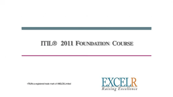 itil foundation training in Hyderabad