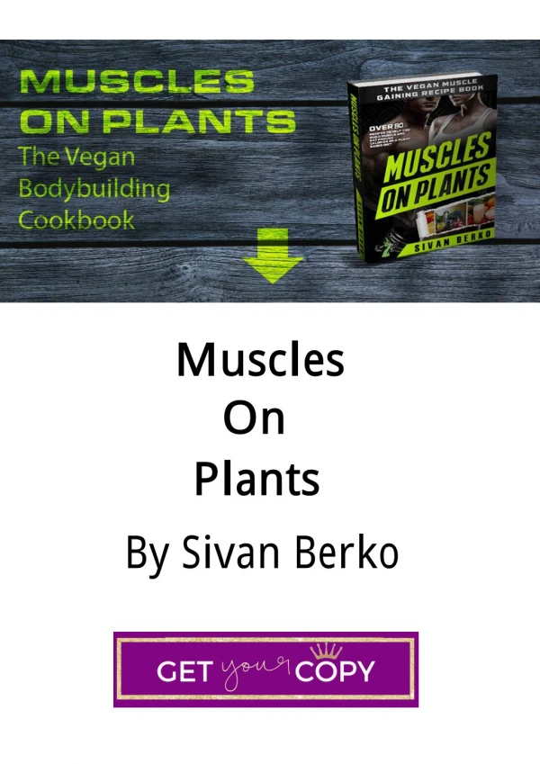 Muscles on Plants PDF EBook Free Download