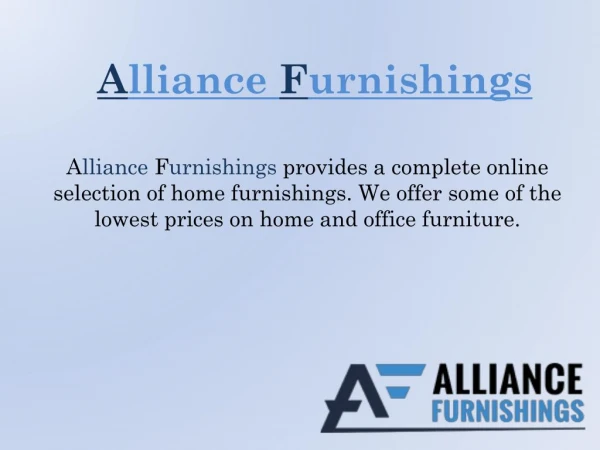 Alliance Furnishings