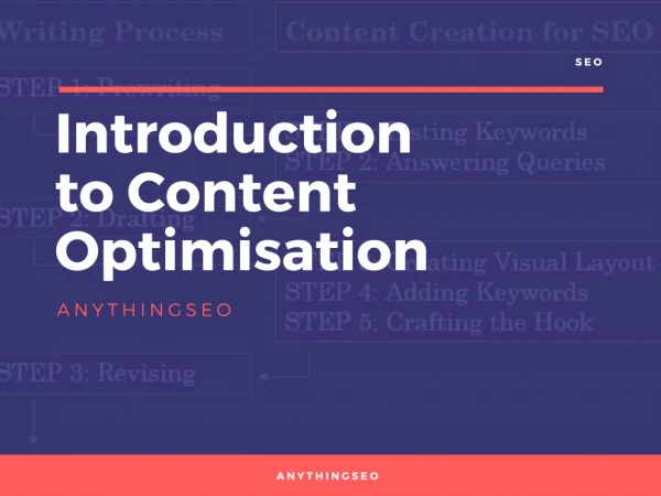 Introduction to Content Optimisation