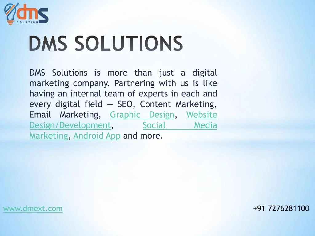 dms solutions