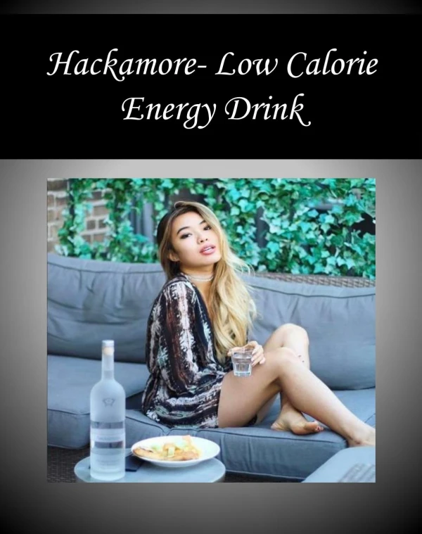 Hackamore- Low Calorie Energy Drink