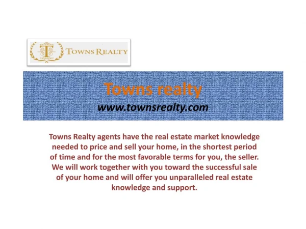 Purchase your dream home in Lake Nona with Towns Realty