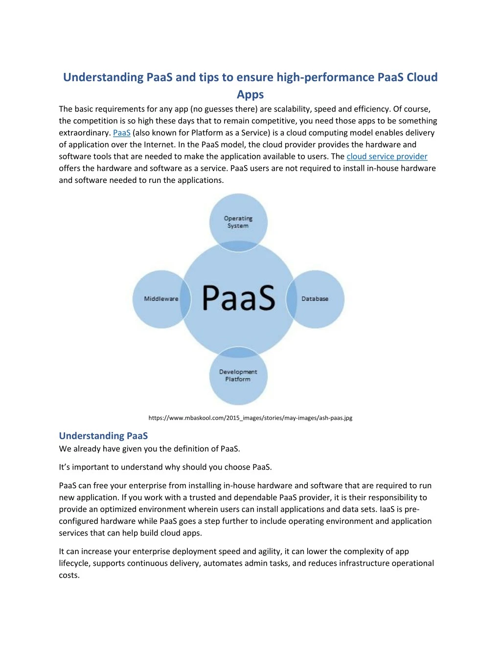 understanding paas and tips to ensure high
