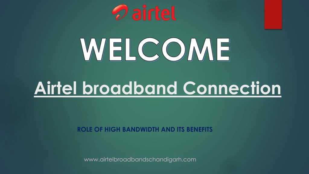 airtel broadband connection