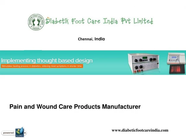 Pain and Wound Care Products Manufacturer