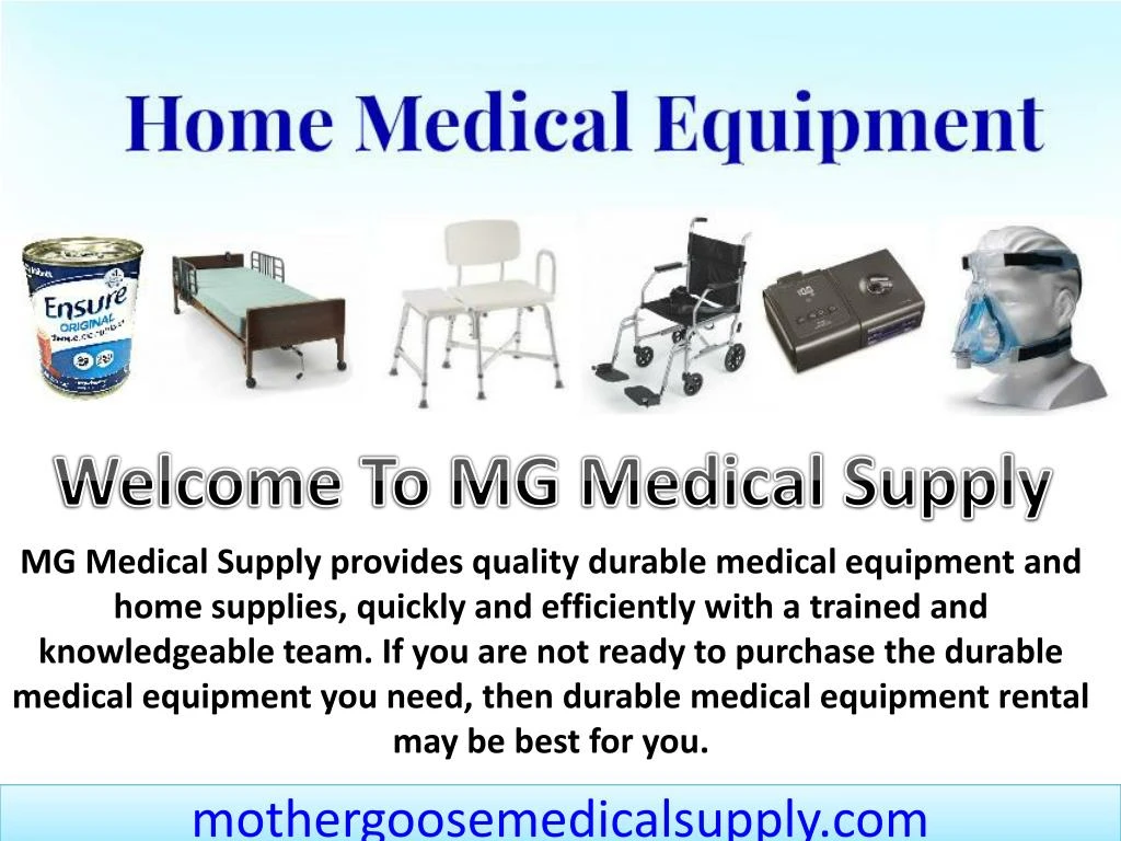 welcome to mg medical supply