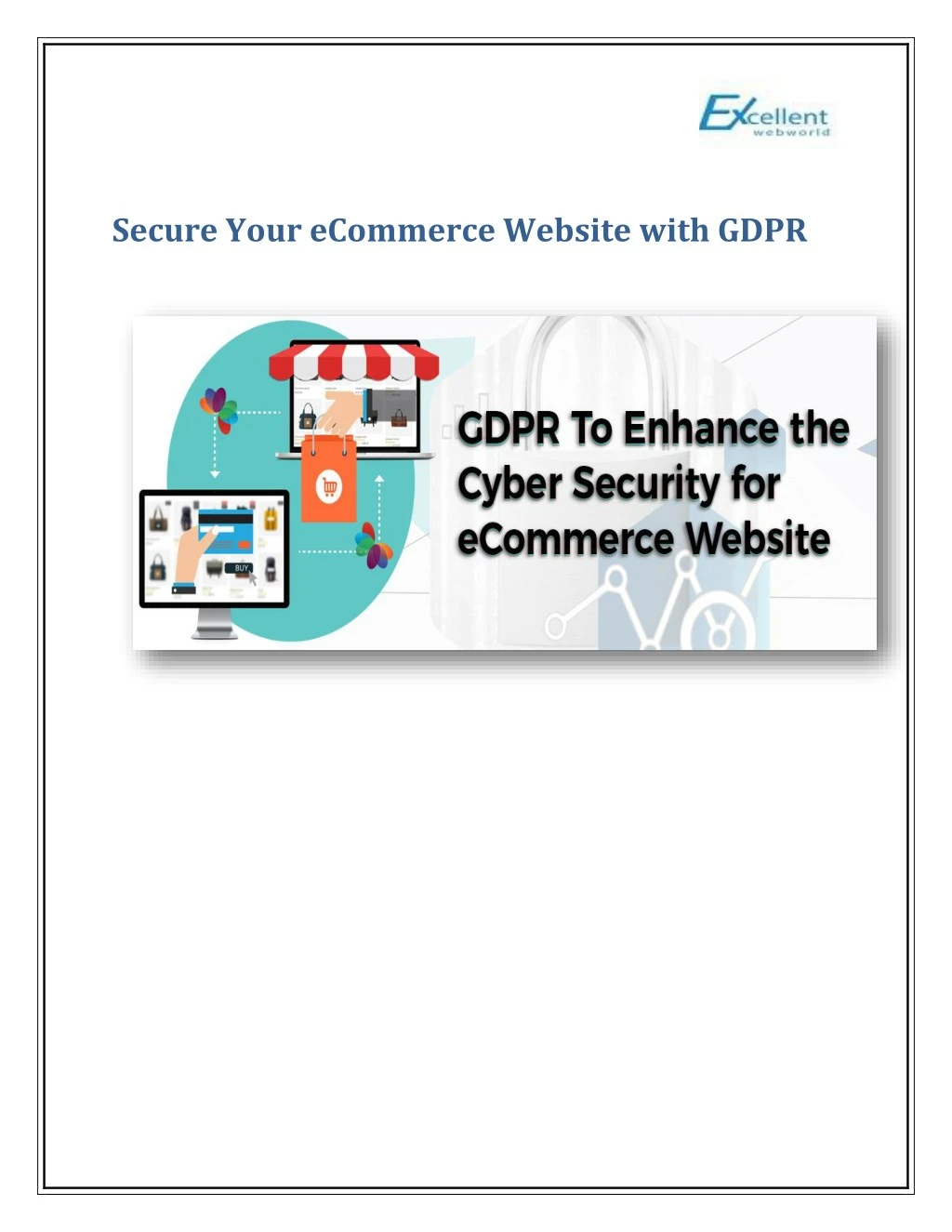 secure your ecommerce website with gdpr