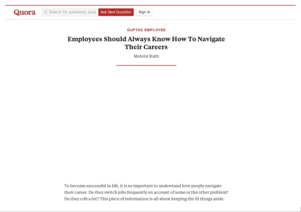 Employees Should Always Know How To Navigate Their Careers
