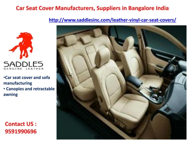 Car Seat Cover Manufacturers, Suppliers in Bangalore India