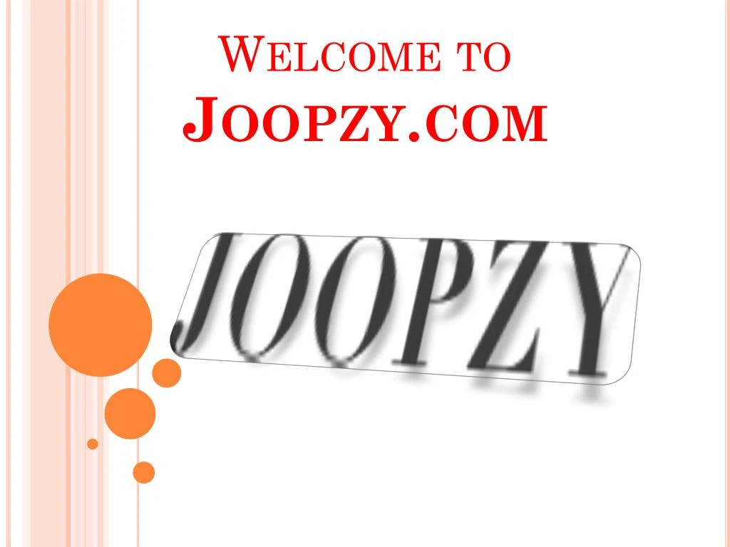 welcome to joopzy com