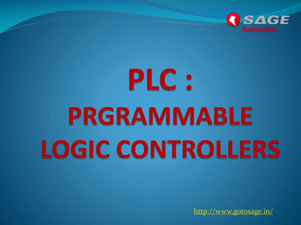 plc prgrammable logic controllers