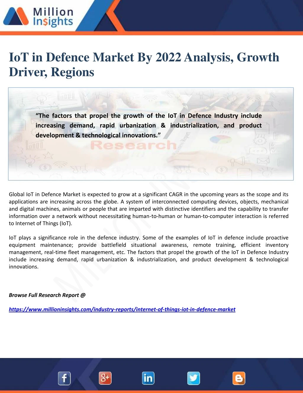 iot in defence market by 2022 analysis growth