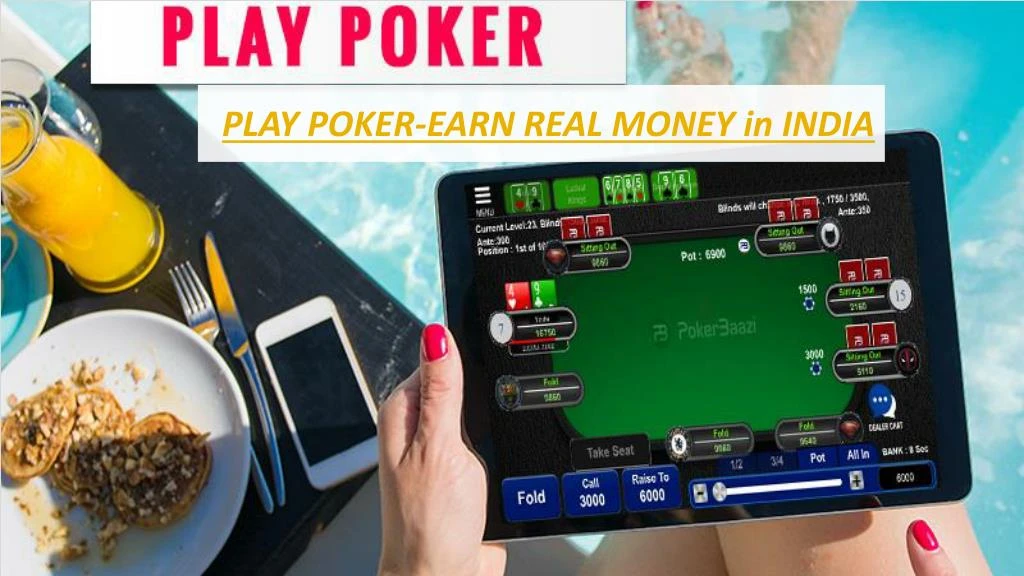 play poker earn real money in india