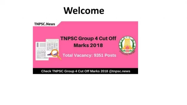 TNPSC Group 4 Cut off Marks 2018 - Check Group IV Exam Score Card