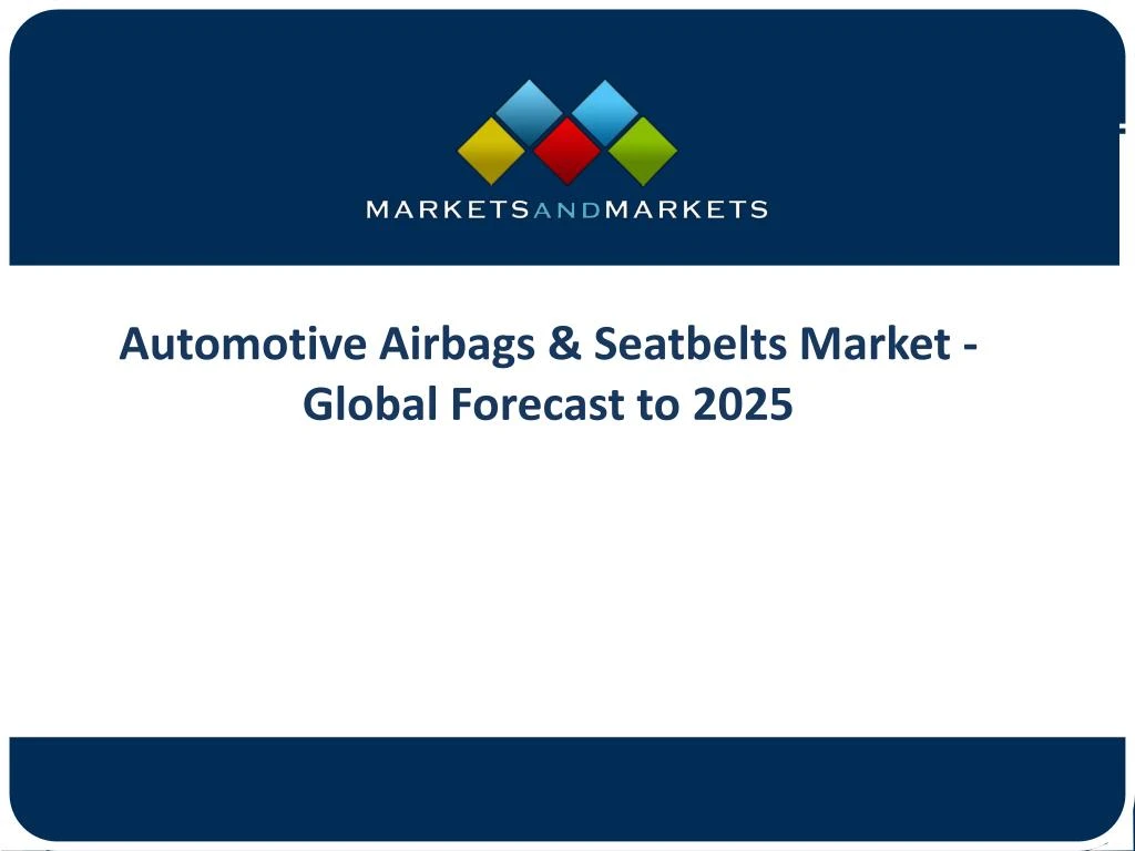 automotive airbags seatbelts market global