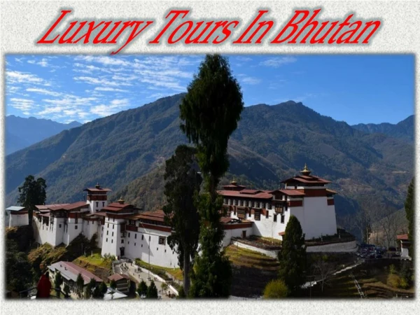 Luxury Tours In Bhutan