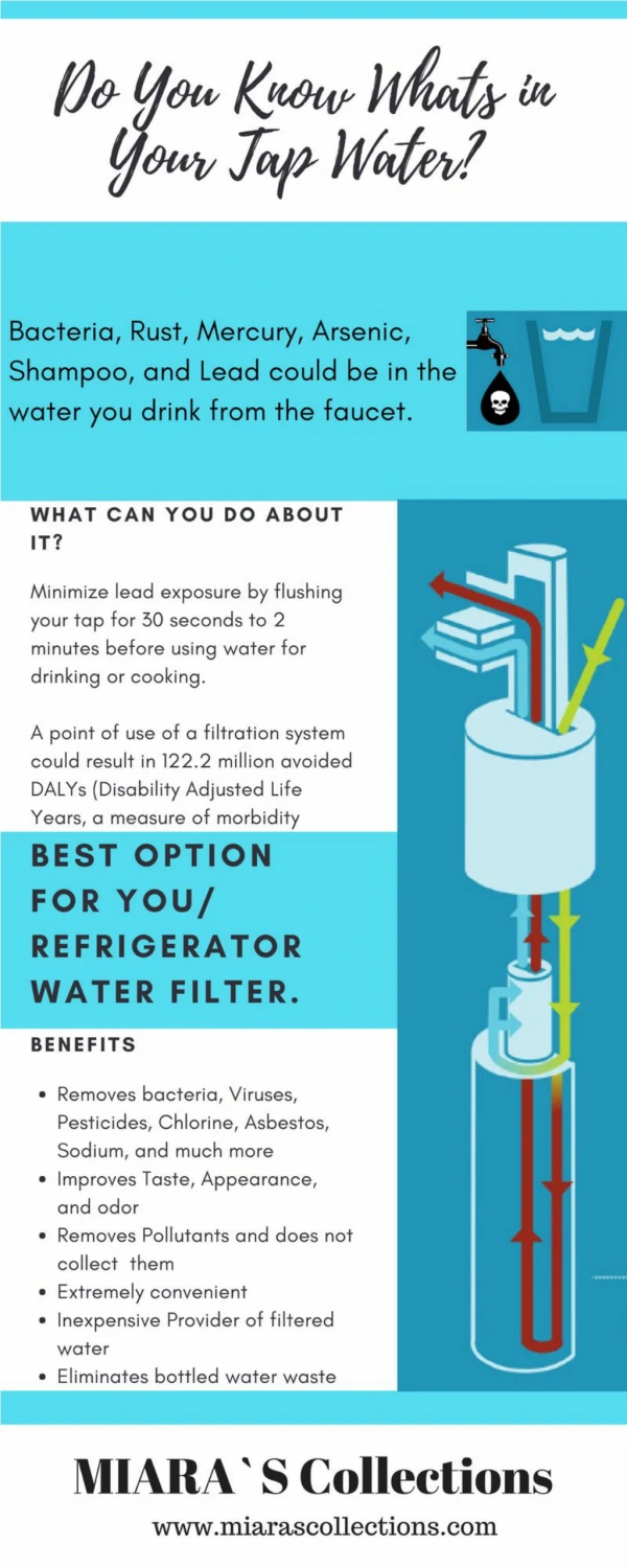 Know Whats In Your Tap Water And Why You Require A Refrigerator Water Filter