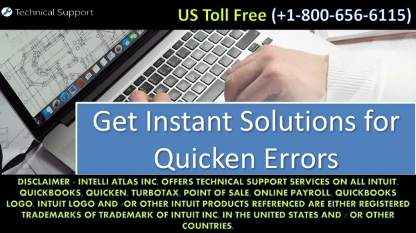 Get instant Solutions for Quicken Errors