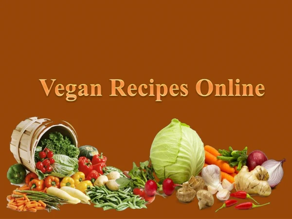 Online Vegan Food Recipes