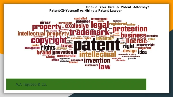 Should you hire patent attorney?