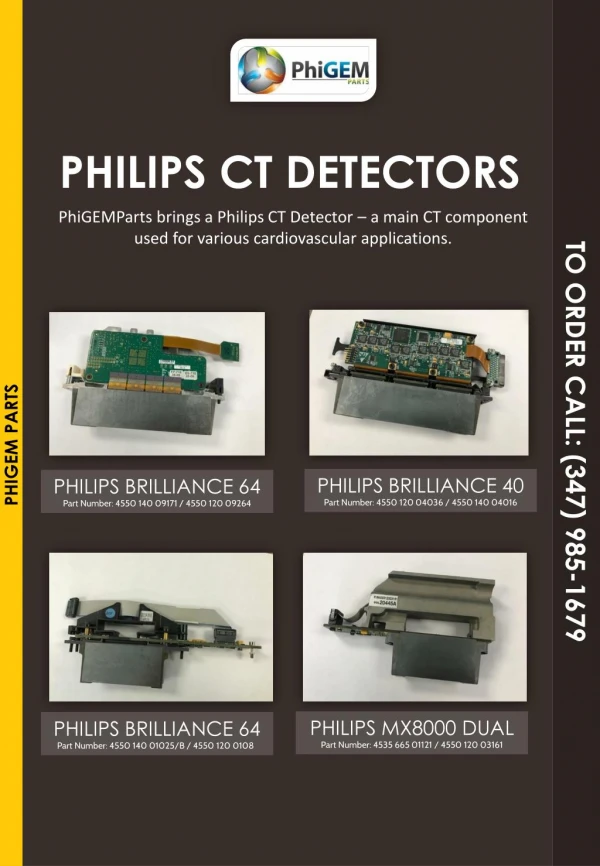 Philips CT Detectors | Medical Equipment Replacement Parts