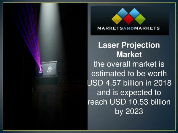 Laser Projection Market estimated to reach 10.53 billion USD by 2023
