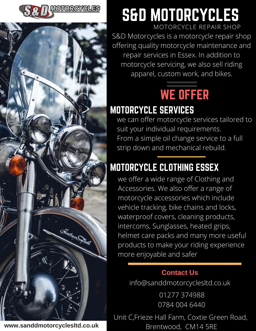 s d motorcycles motorcycle repair shop