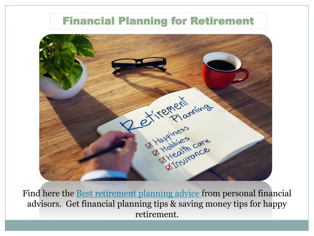 financial planning for retirement
