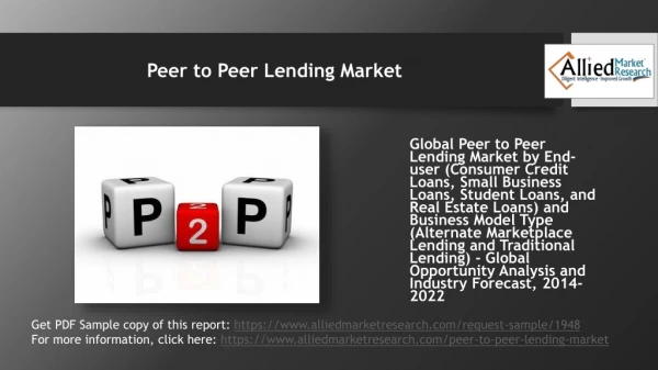 The Future Analysis of Peer to Peer Lending Market!