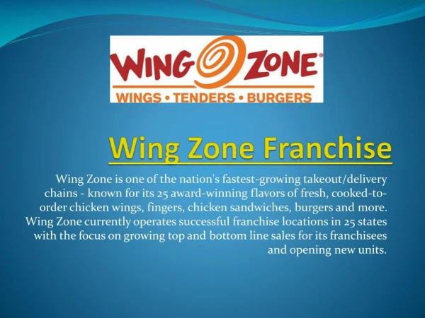 Chicken Joint Franchise Opportunity