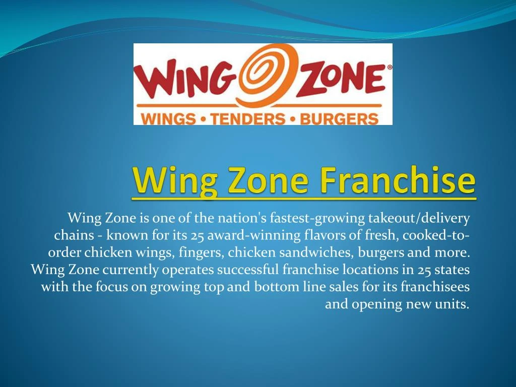 wing zone franchise