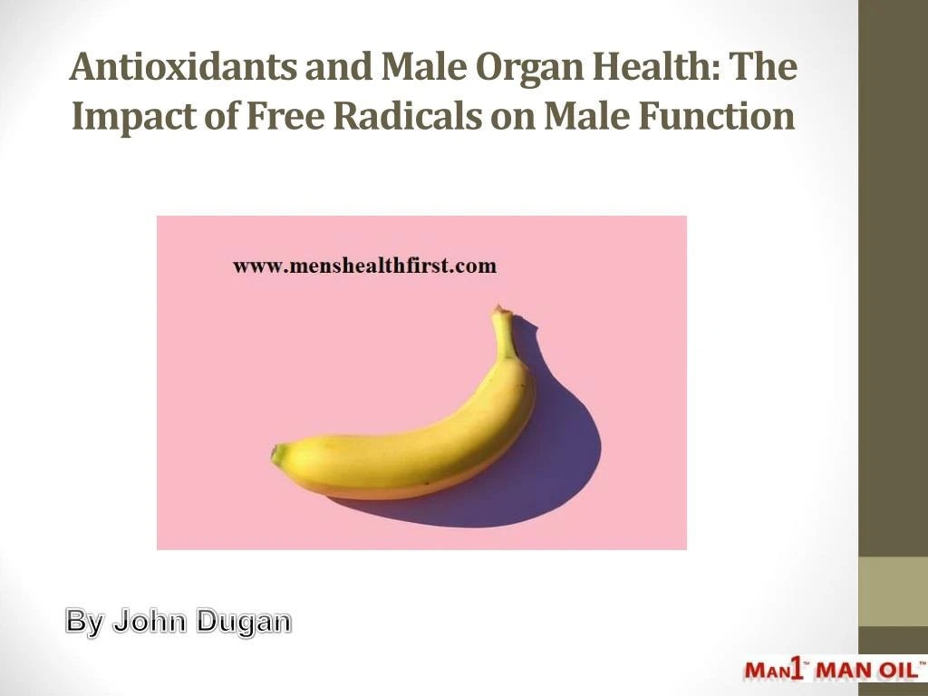 antioxidants and male organ health the impact of free radicals on male function