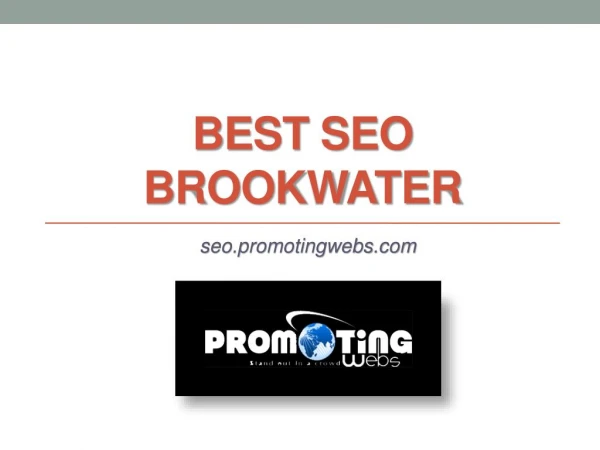 Best SEO Brookwater - seo.promotingwebs.com