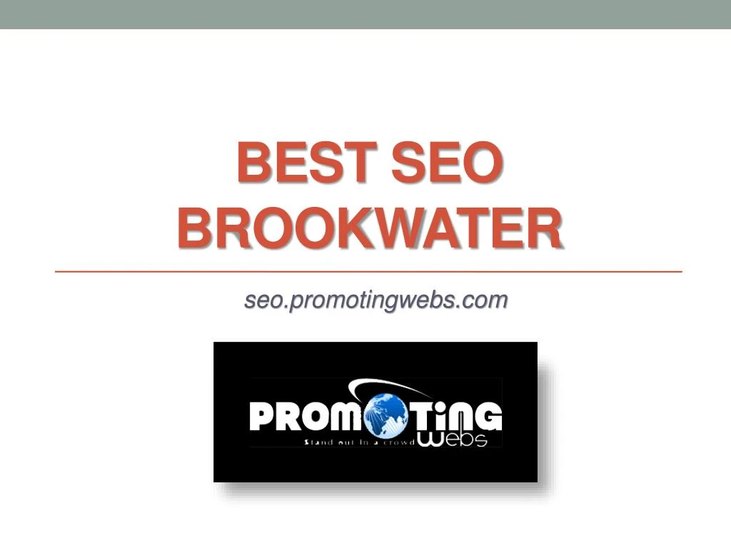 best seo brookwater