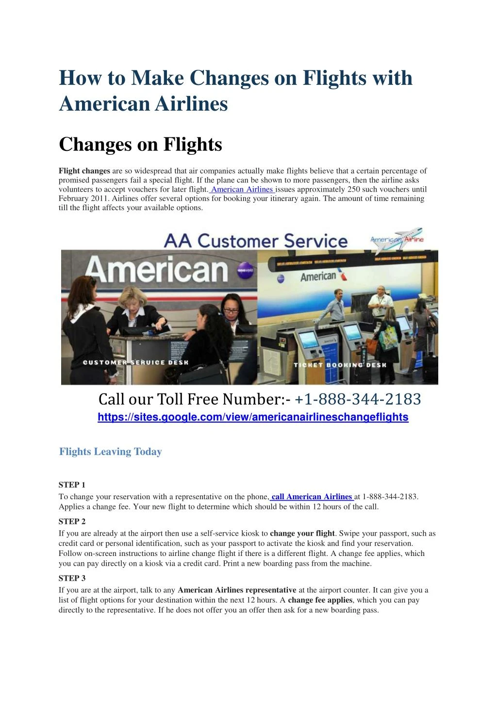 how to make changes on flights with american