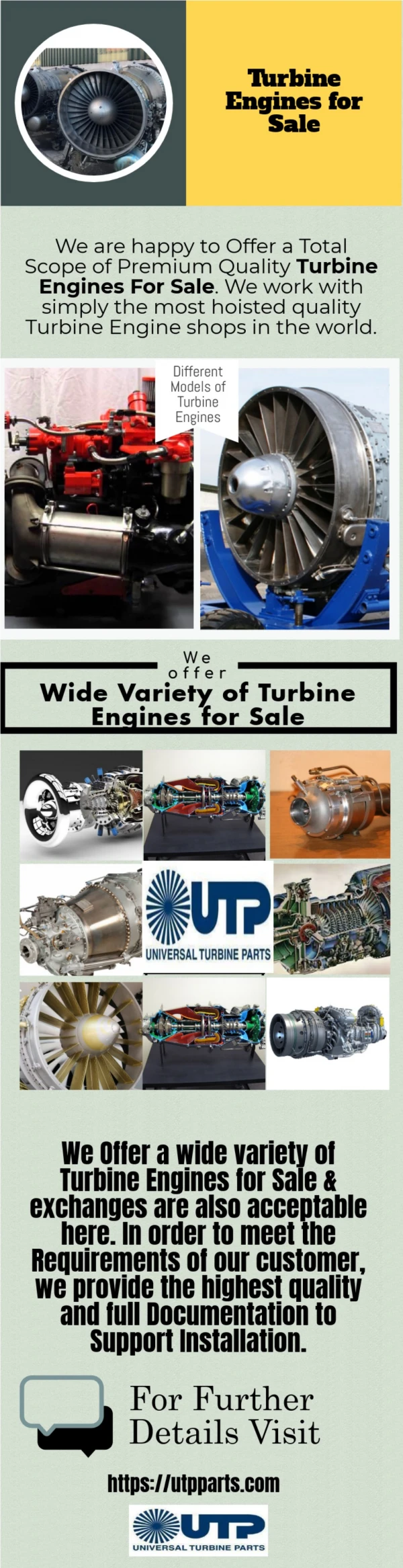 High-Performance Turbine engine for sale