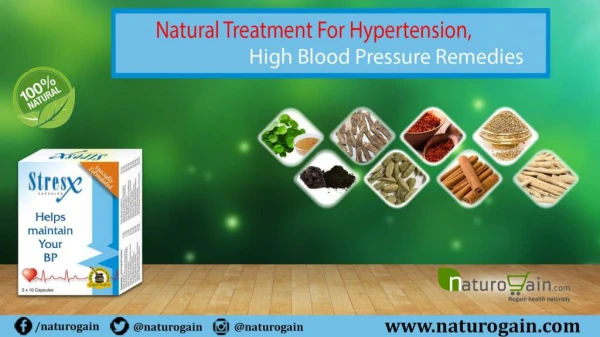 Natural Treatment for High Blood Pressure, Hypertension Remedies