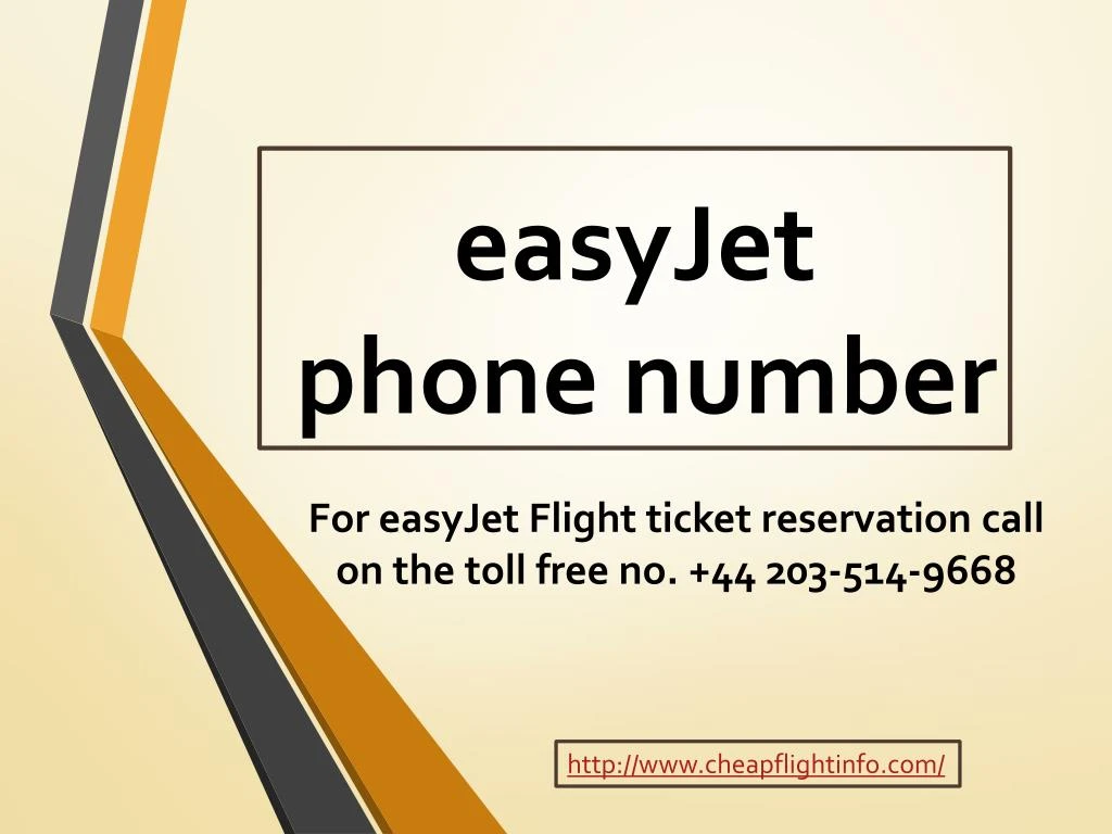 easyjet phone number