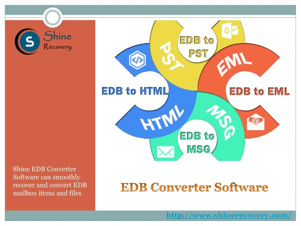 shine edb converter software can smoothly recover