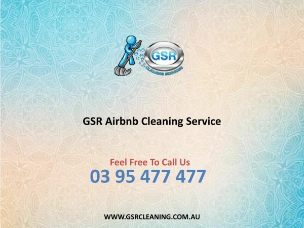 GSR Airbnb Cleaning Service