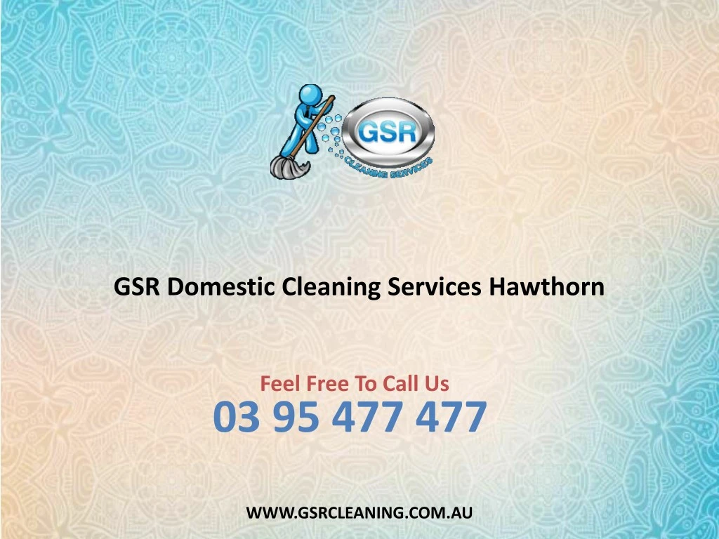 gsr domestic cleaning services hawthorn