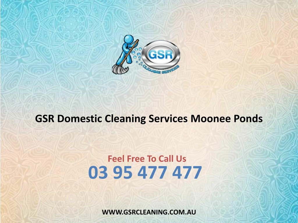 gsr domestic cleaning services moonee ponds