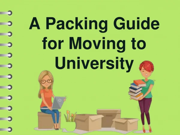 A Packing Guide for Moving to University