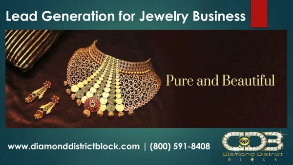 Lead generation for Handmade Jewelry