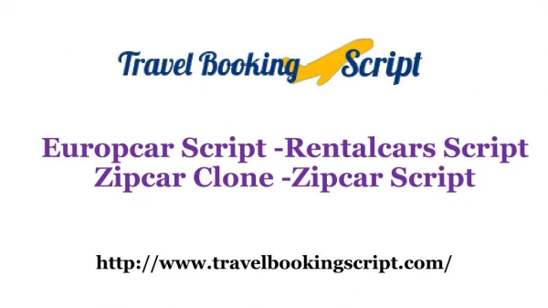 Europcar Script - Rentalcars Script - Zipcar Clone - Zipcar Script