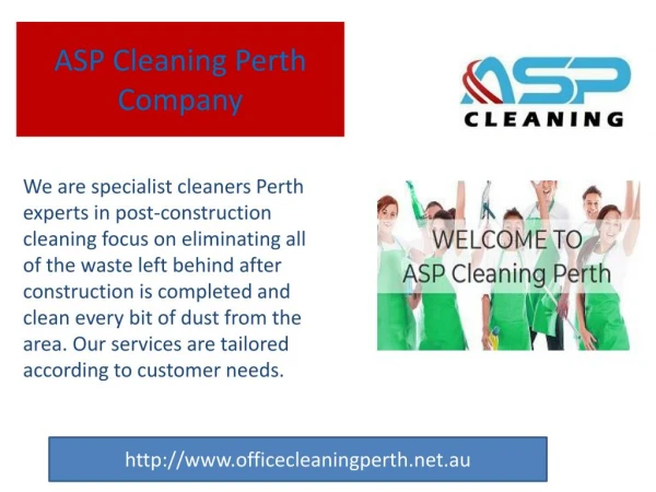 ASP Cleaning Perth company