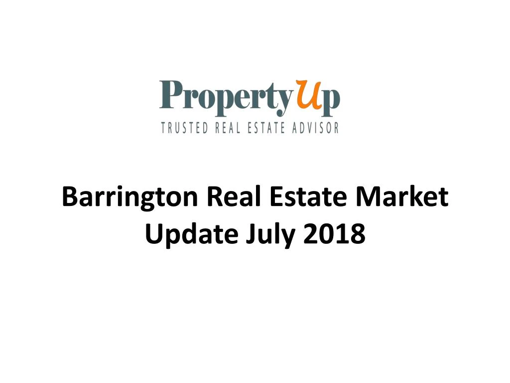 barrington real estate market update july 2018